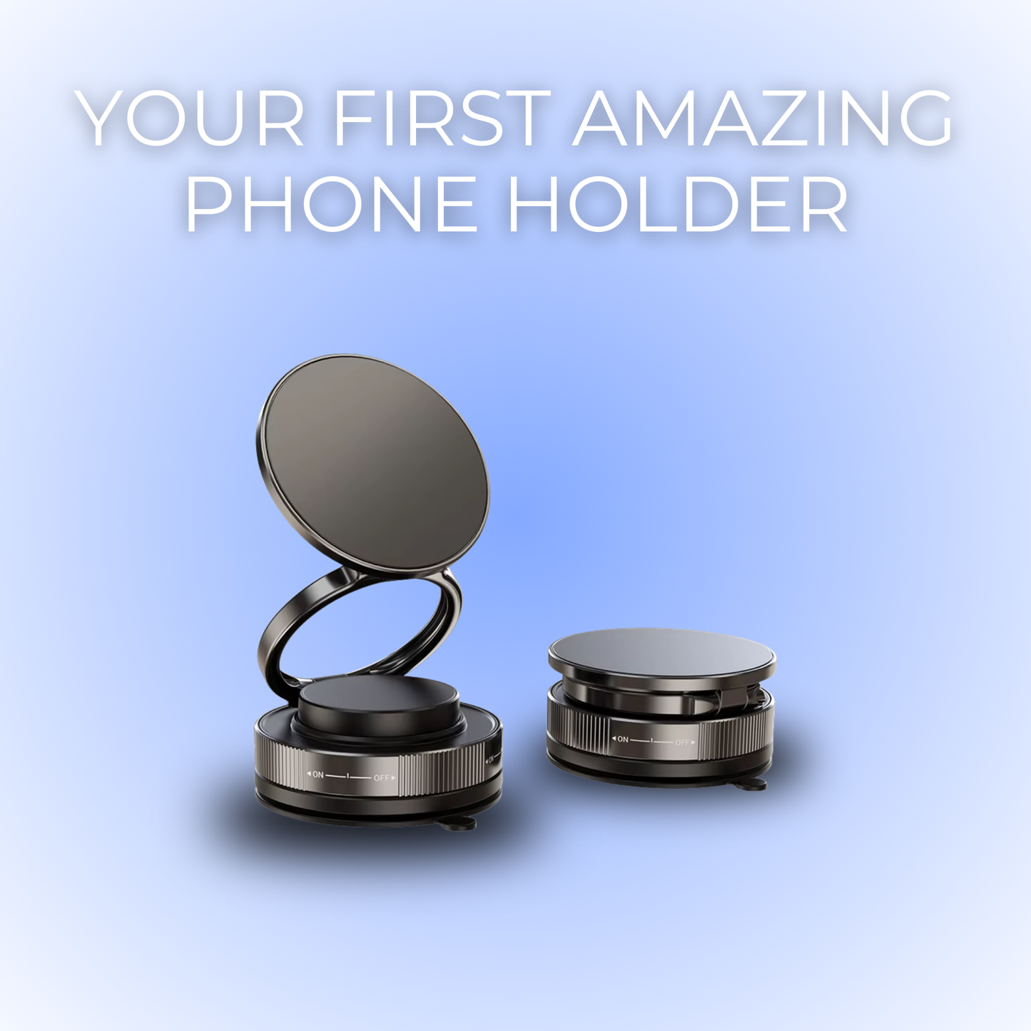 Adjustable Magnetic Phone Holder - Vacuum Phone Mount